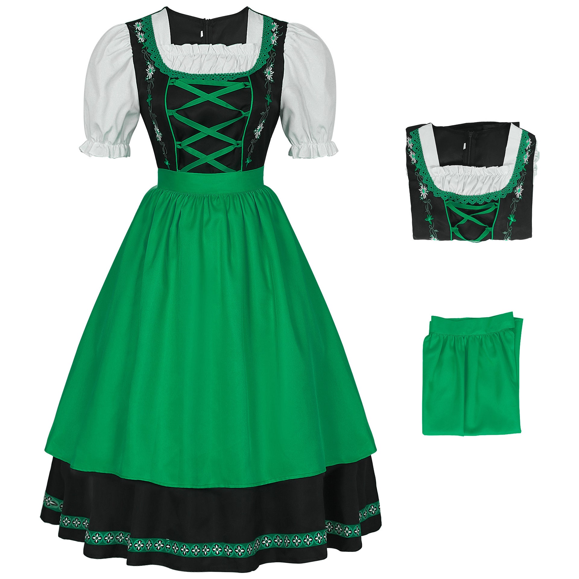 Duits Oktoberfest Beierse Nationale Kostuum Overalls Set Halloween Carnavalsoutfit