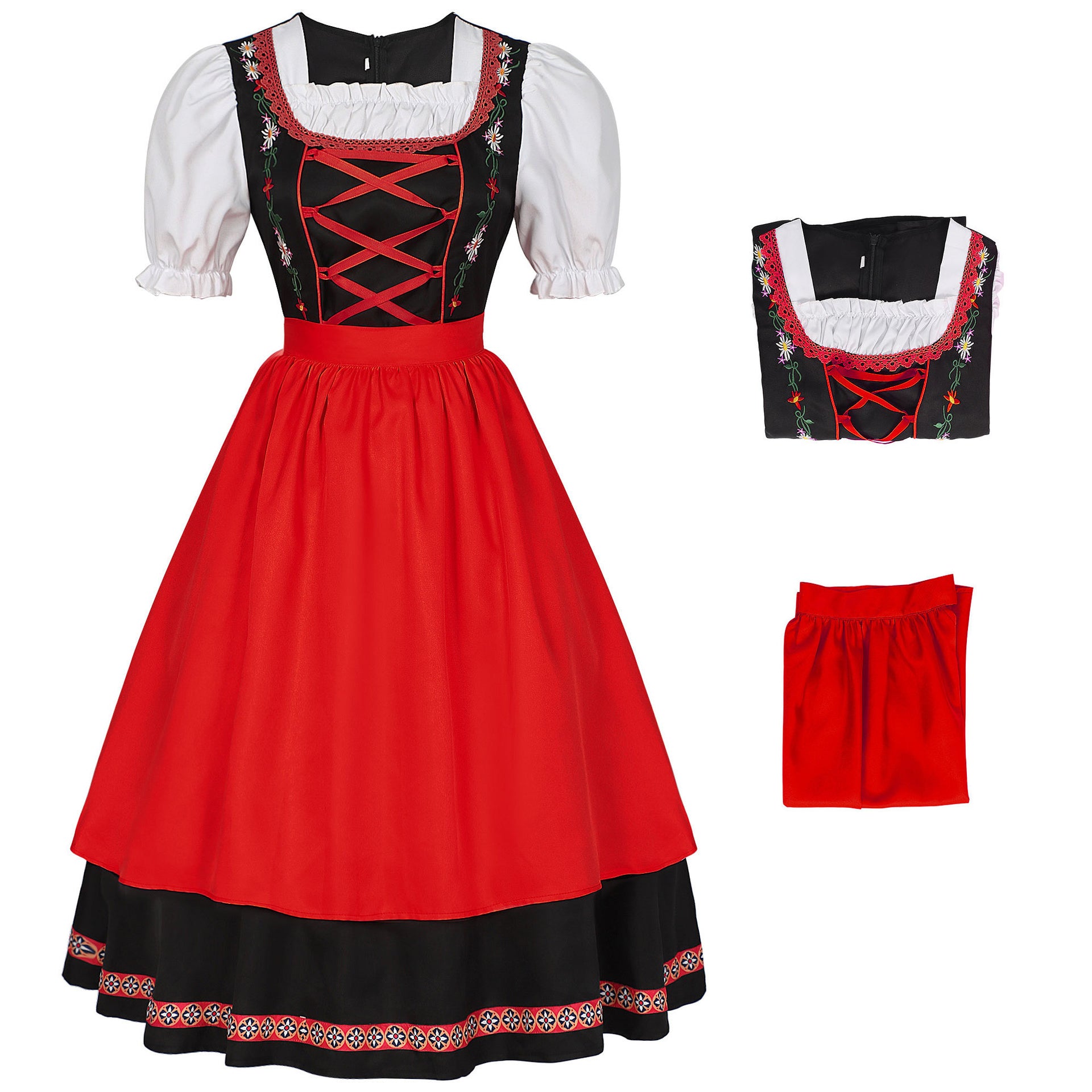 Duits Oktoberfest Beierse Nationale Kostuum Overalls Set Halloween Carnavalsoutfit