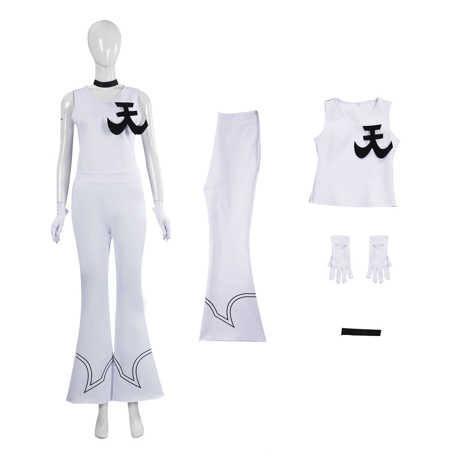 Panty & Stocking met Garterbelt Polly Esther Ulfen Cosplay Kostuum