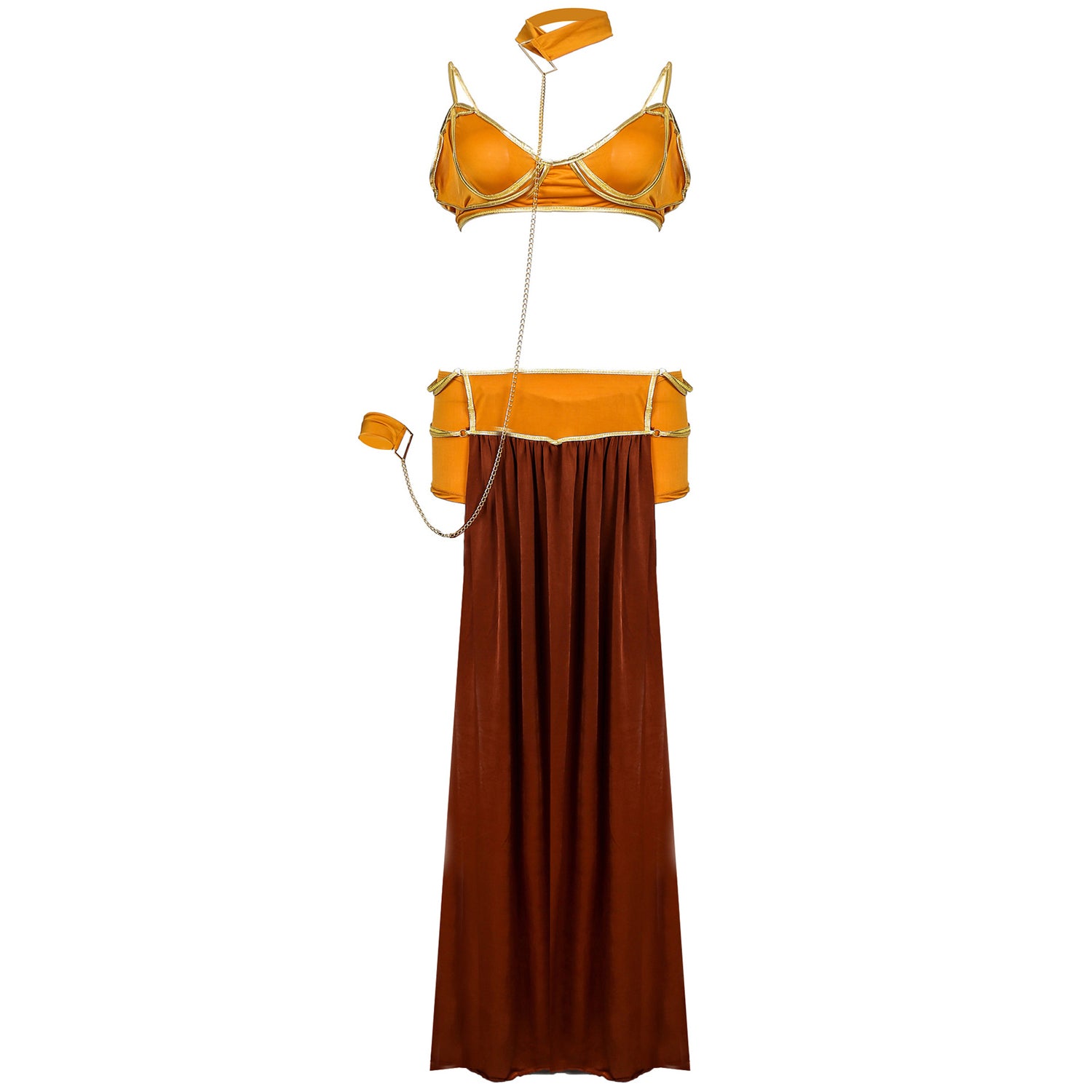 Leia Costumes Princess Slave Queen Dress Star Wars Cosplay Halloween