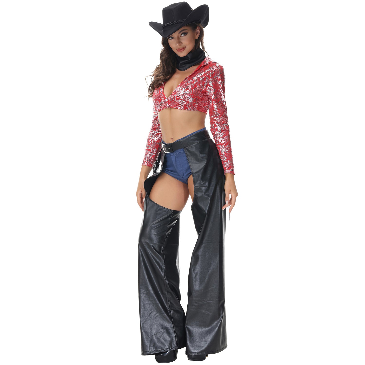 Authentiek westernstijl Ride Out cowgirl kostuum