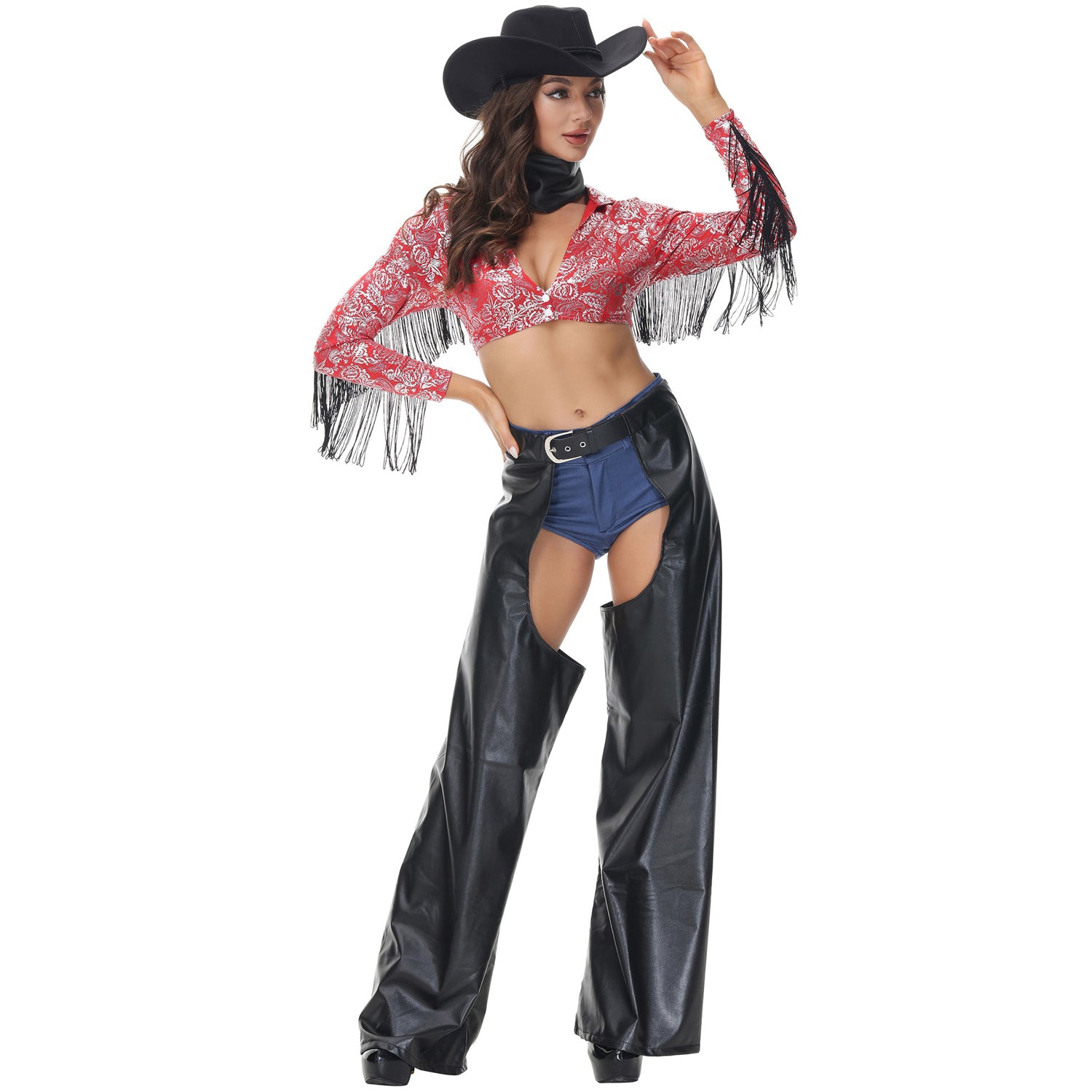 Authentiek westernstijl Ride Out cowgirl kostuum