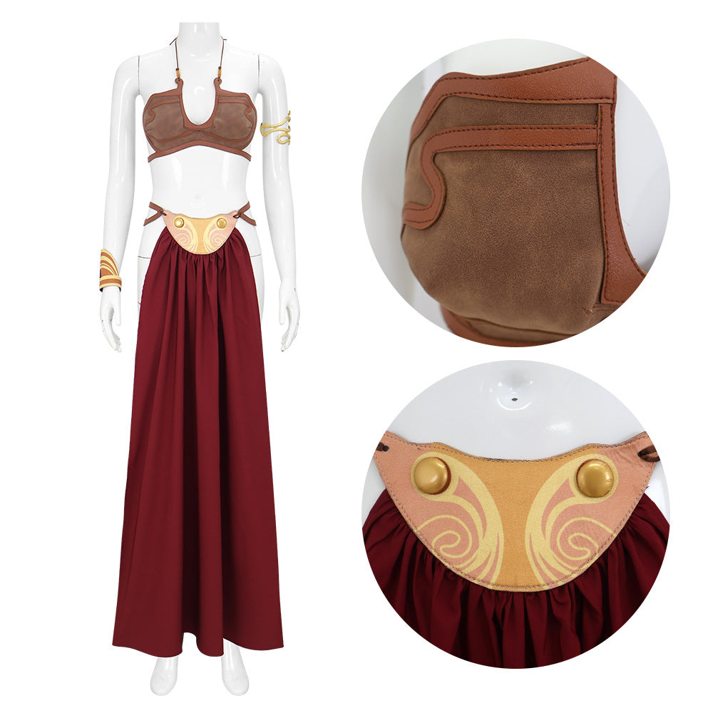 Star Wars Leia Organa Prinses Carnavalskostuum Cosplay Kostuum Voor Volwassenen