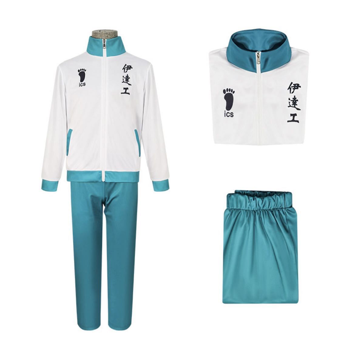 Haikyu!! Inarizaki School Uniforms Anime Cosplay Kostuums Carnavalsfeest Volledige Set