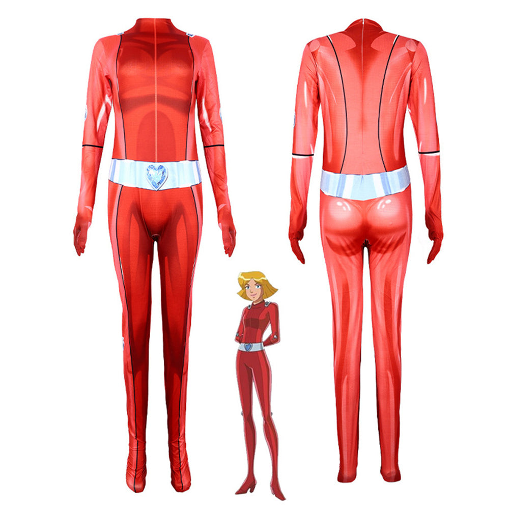 Totally Spieses Clover Ewing Samantha Simpson Alexandra Bodysuit Kostuum