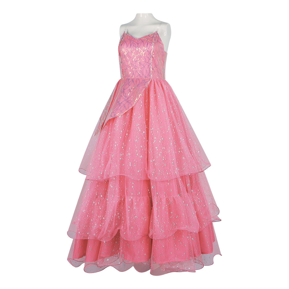Volwassen Glinda Kostuum Deluxe Wicked Jurk Cosplay Halloween