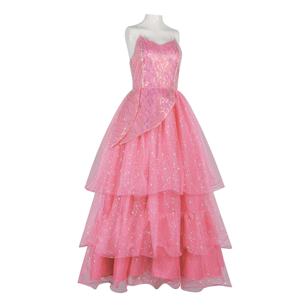 Volwassen Glinda Kostuum Deluxe Wicked Jurk Cosplay Halloween