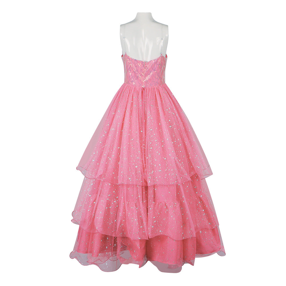 Volwassen Glinda Kostuum Deluxe Wicked Jurk Cosplay Halloween