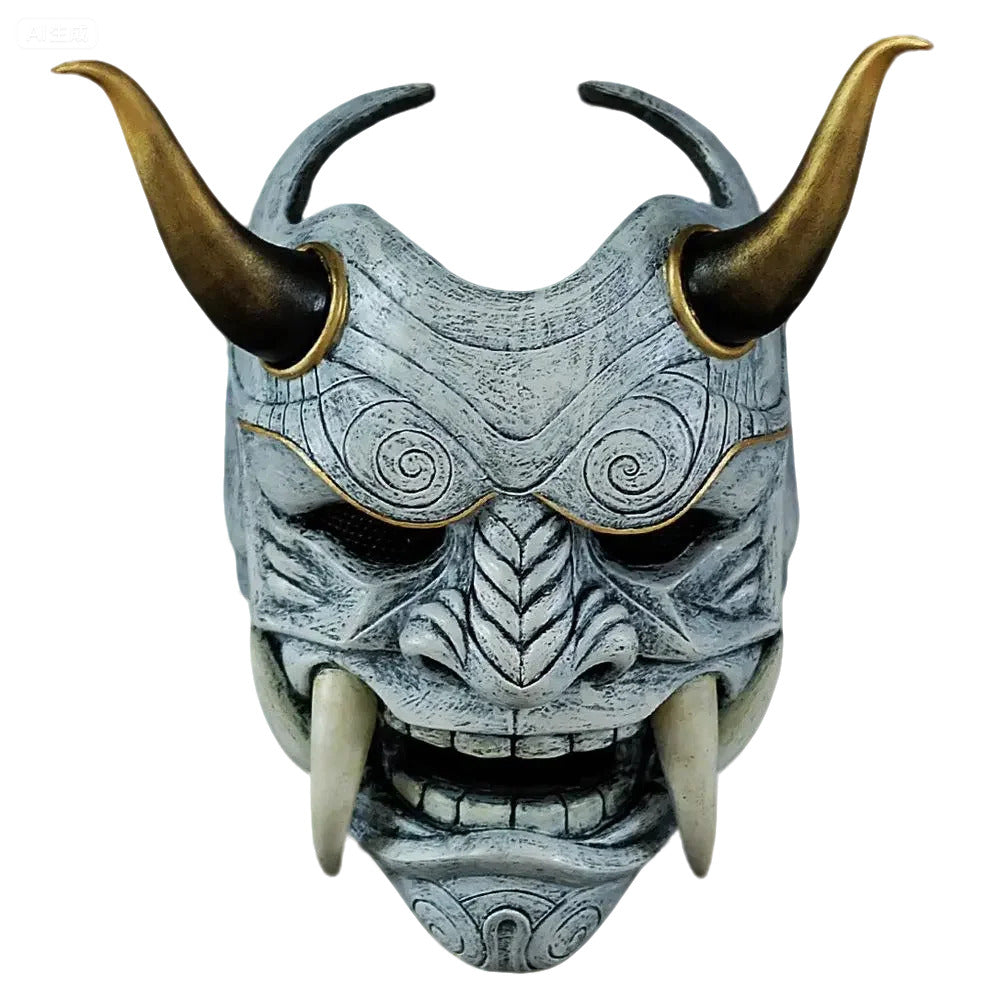 Oni masker Rood Zwart Japans Hannya Cosplay Halloween