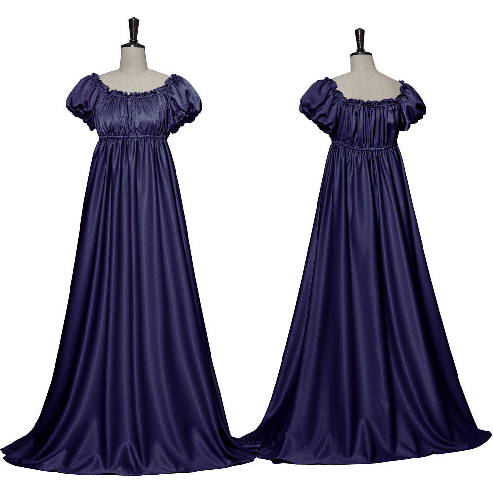 Bridgerton Dress Medieval Retro Ball Gown Maxi Dress costume