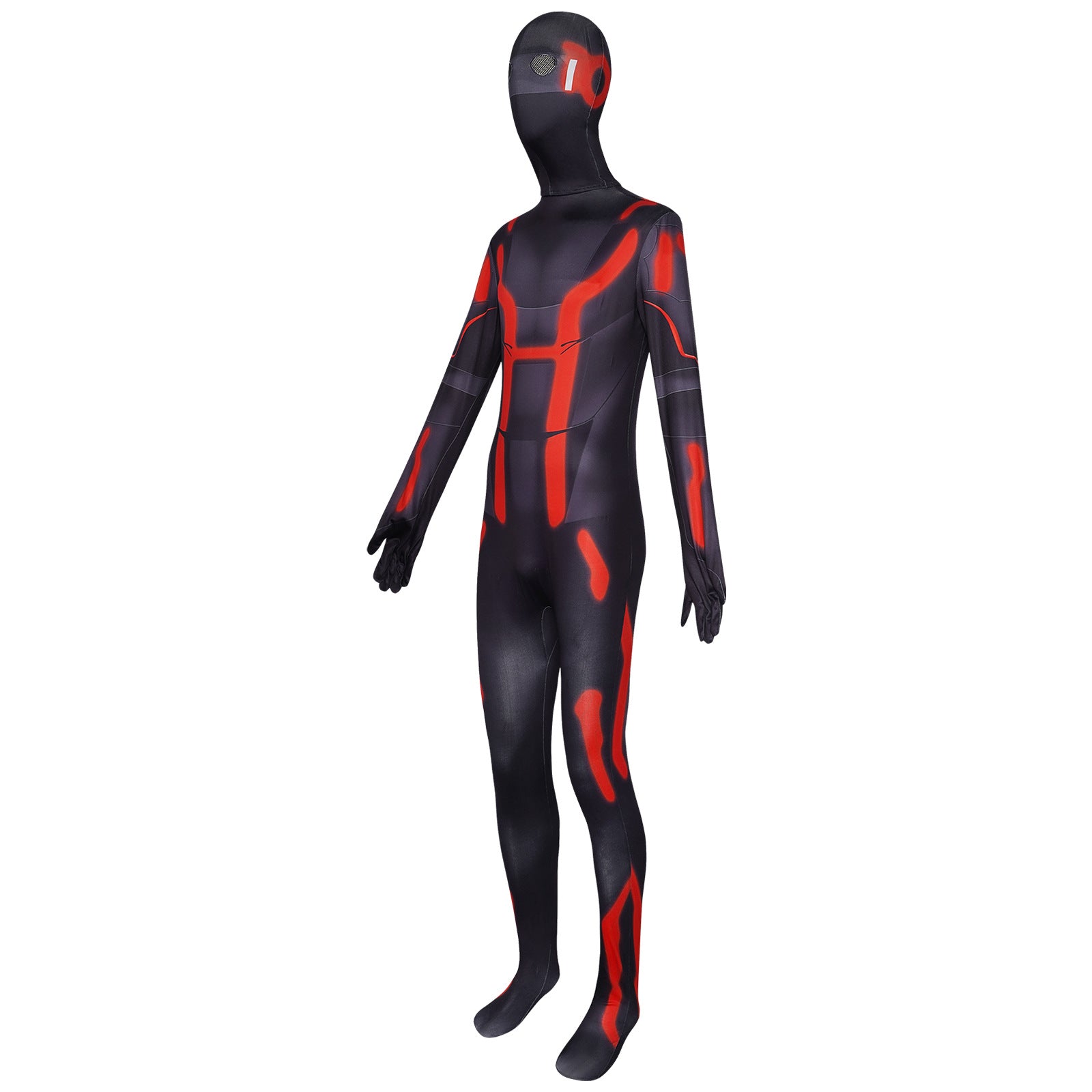 Tron: Legacy Sam Flynn Jumpsuit Bodysuit Mask Ares Cosplay