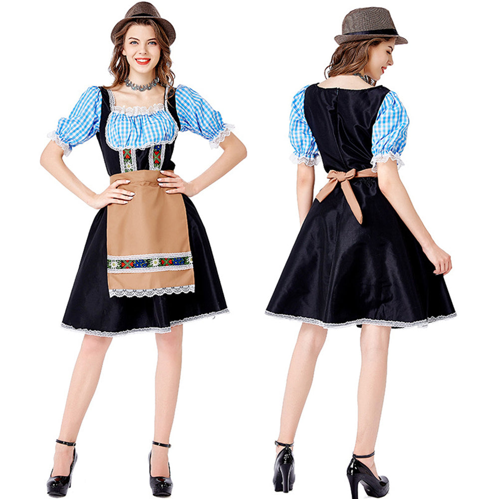 Dames Oktoberfest Kostuum Beierse Dienstmeid Feestjurk Carnaval Halloween