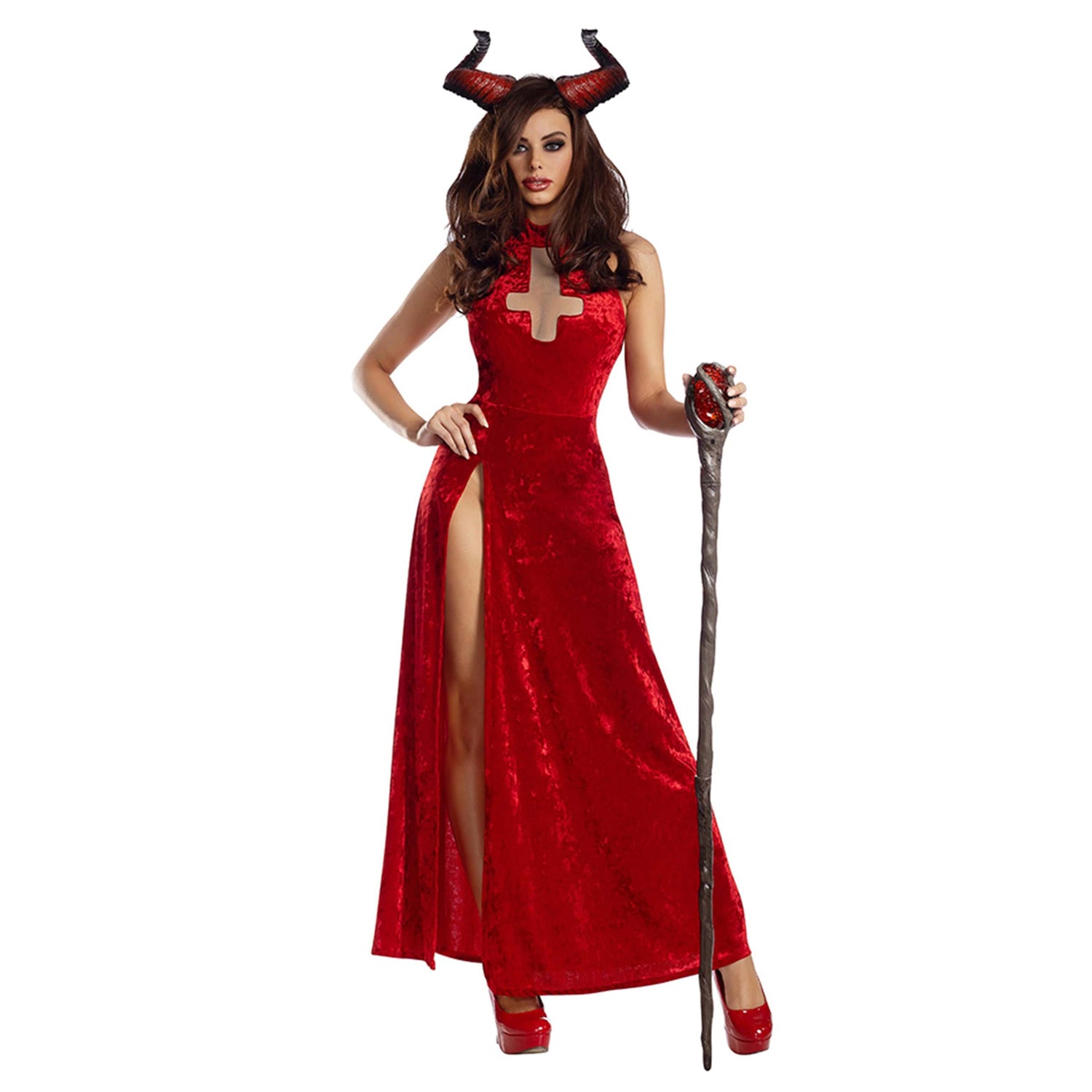 Rode Succubus BAD RELIGION Demon Kostuum Halloween