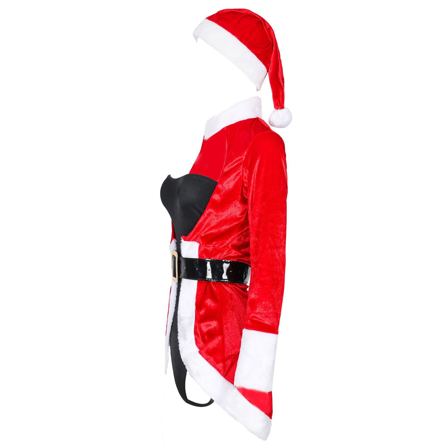 Dames Kerstkostuum Smokingjurk en Jumpsuit Kostuumset