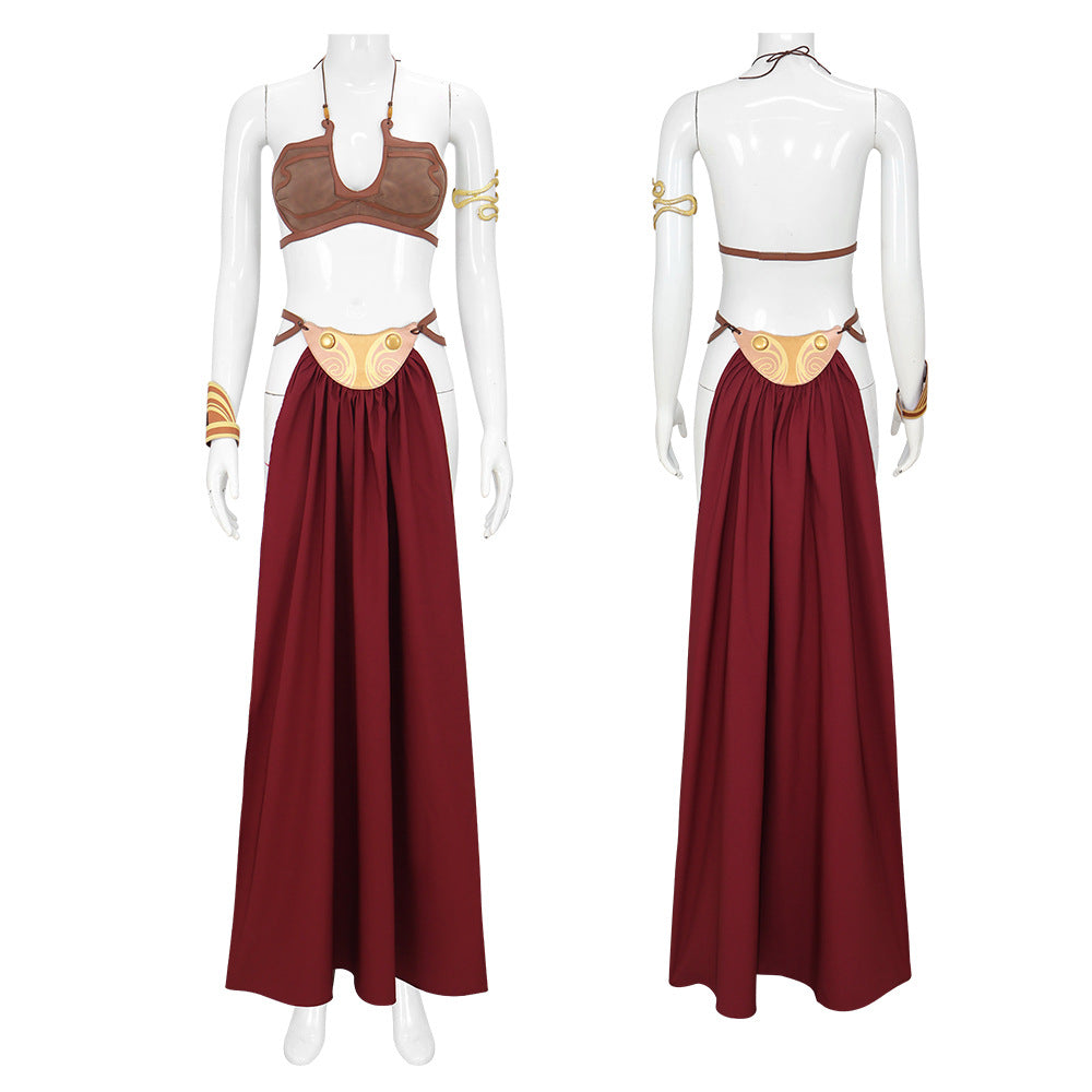 Star Wars Leia Organa Prinses Carnavalskostuum Cosplay Kostuum Voor Volwassenen