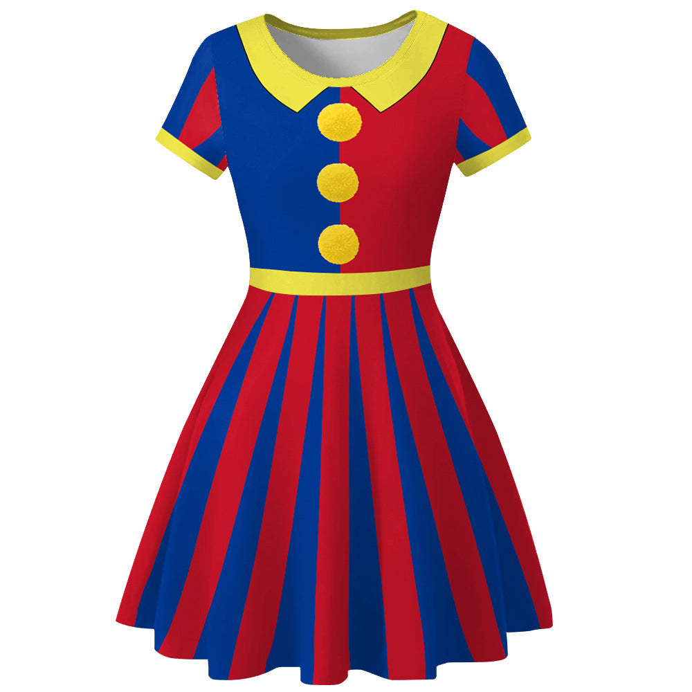 Pomni Jurk Kostuum TADC cosplay Halloween