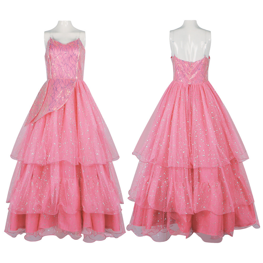 Volwassen Glinda Kostuum Deluxe Wicked Jurk Cosplay Halloween