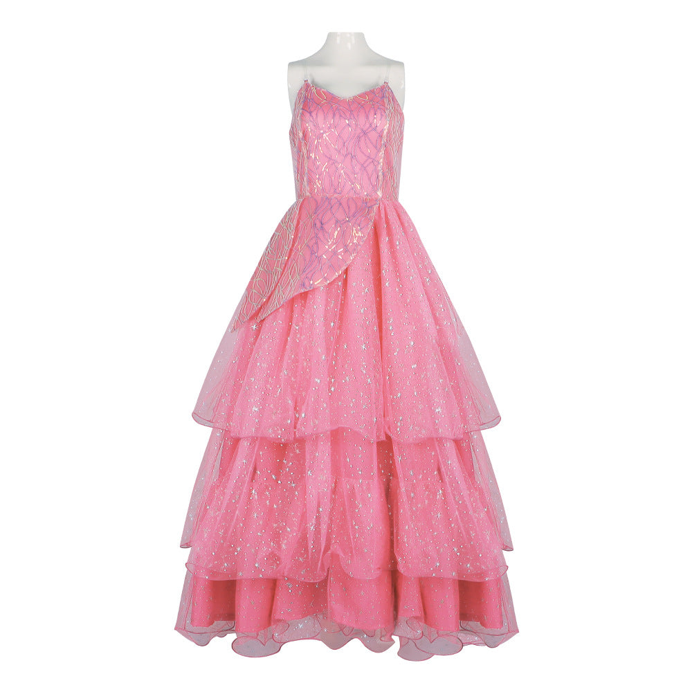Volwassen Glinda Kostuum Deluxe Wicked Jurk Cosplay Halloween