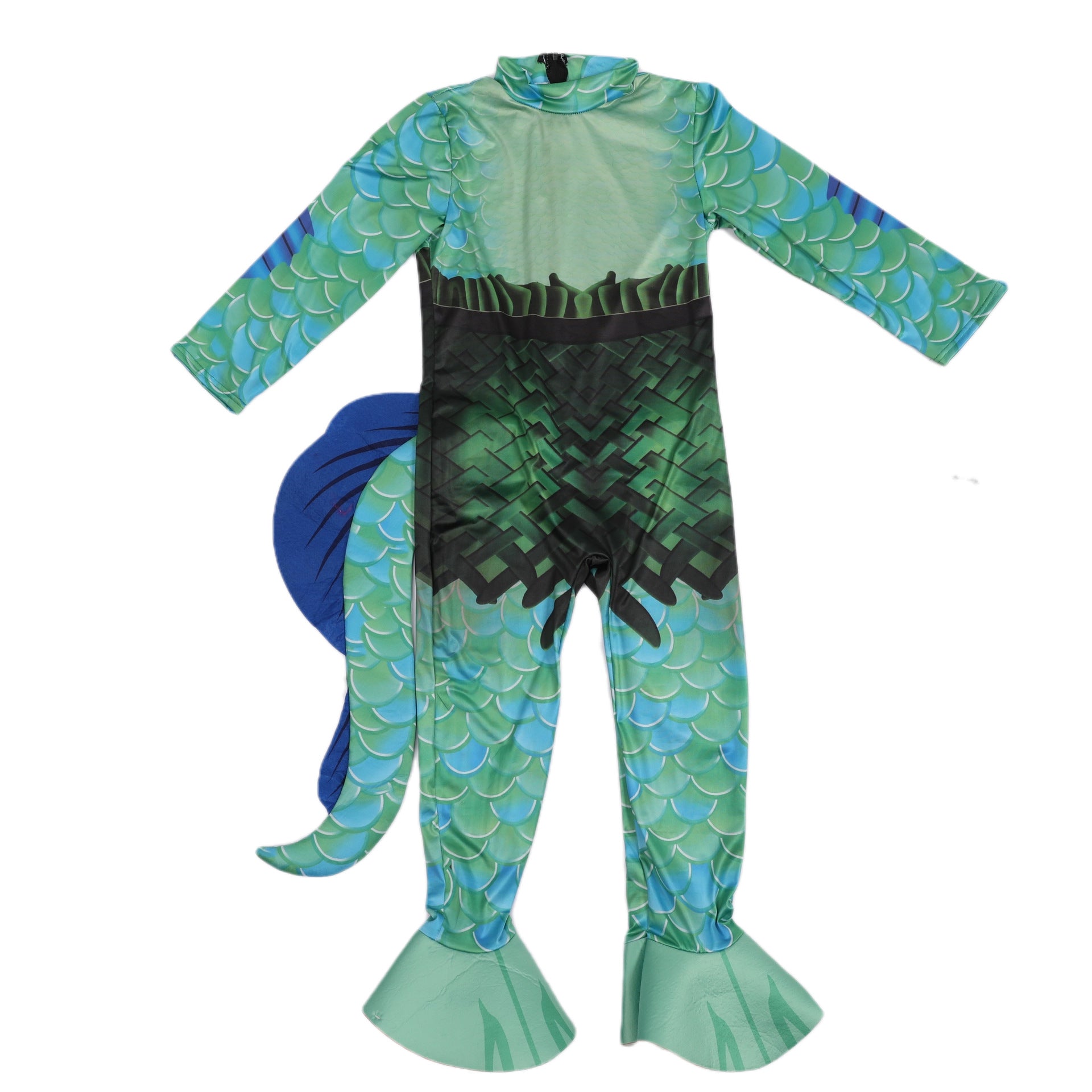 Kinder Luca Alberto Zeemonster Kostuum met Masker Halloween