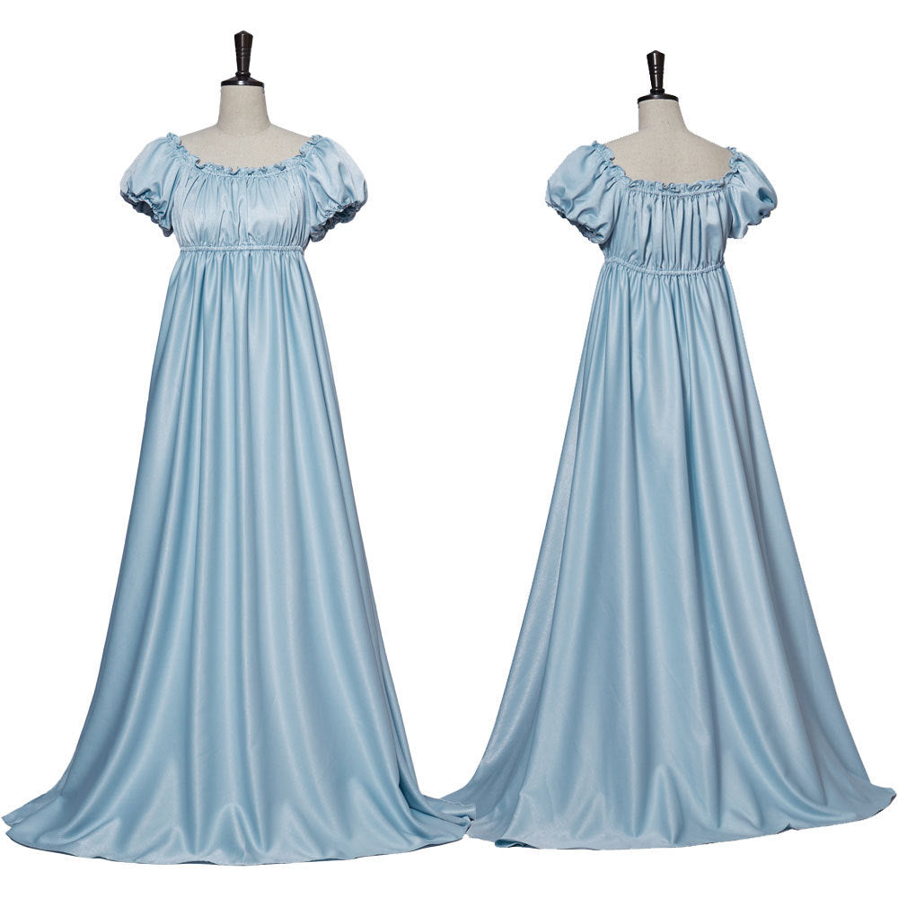 Bridgerton Dress Medieval Retro Ball Gown Maxi Dress costume